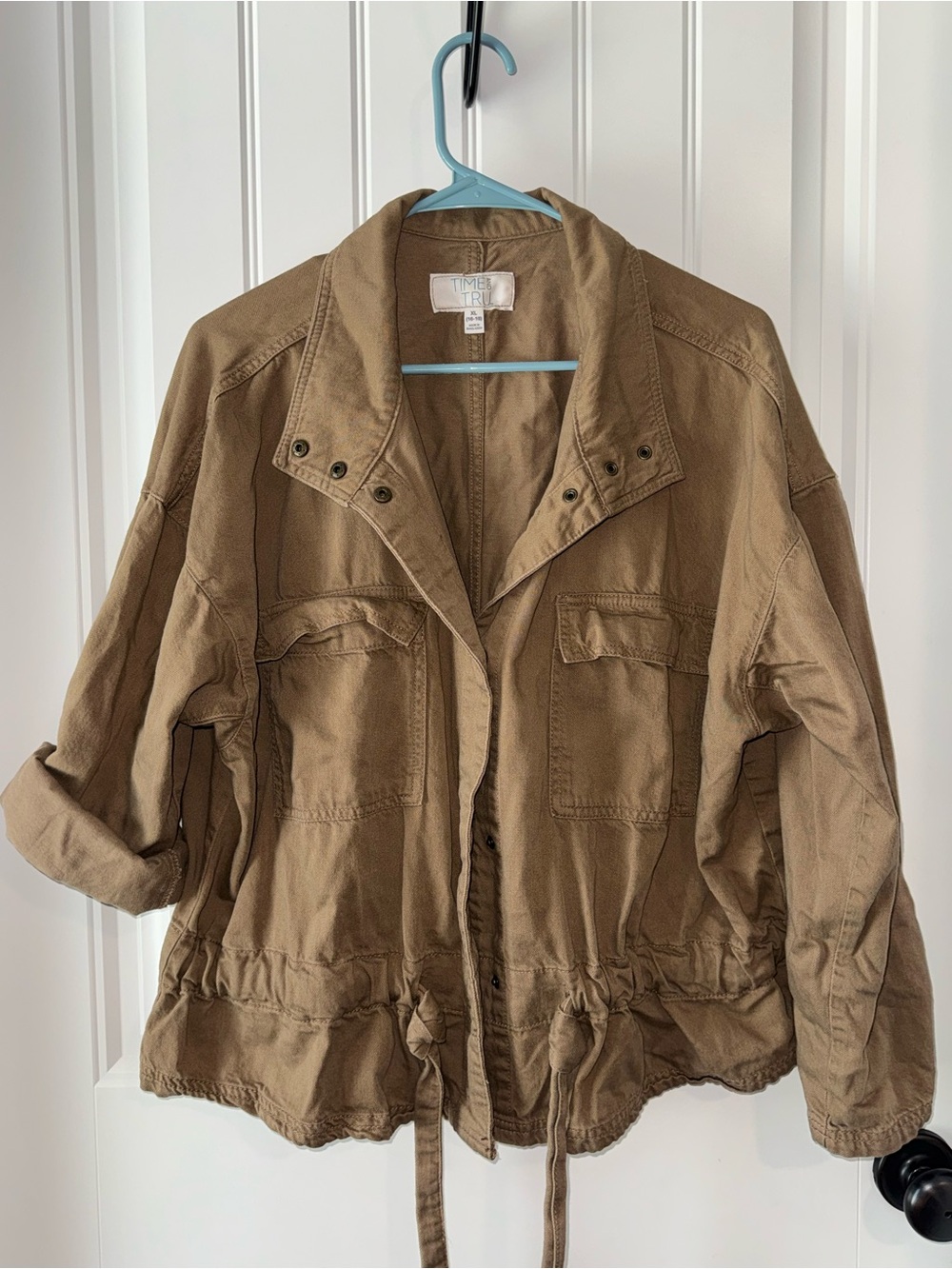 Time and Tru Women's Khaki Utility  Jacket